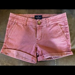 American Eagle Midi Stretch Shorts
